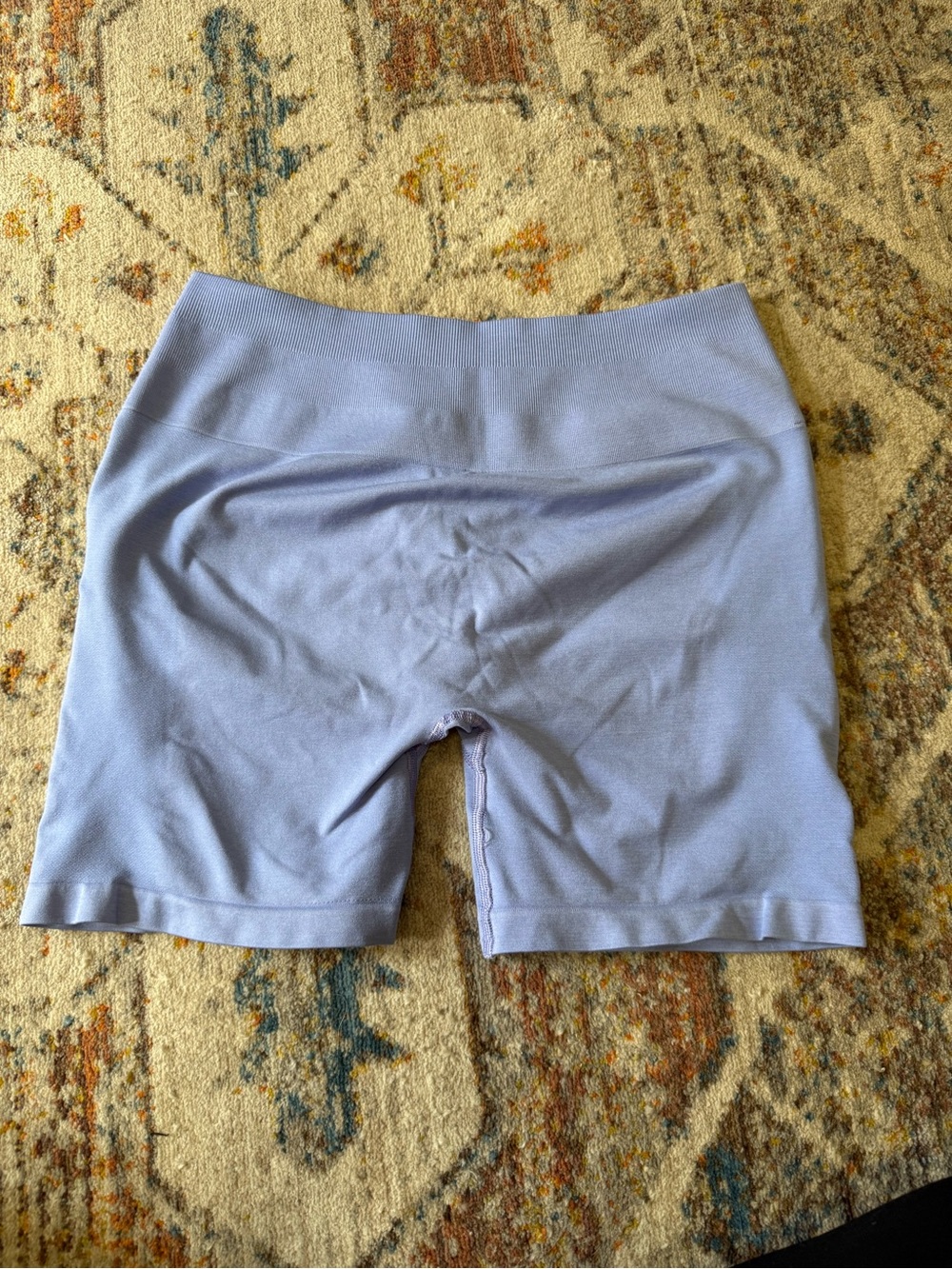 Alphalete Lavender High-Rise Seamless Bike Shorts